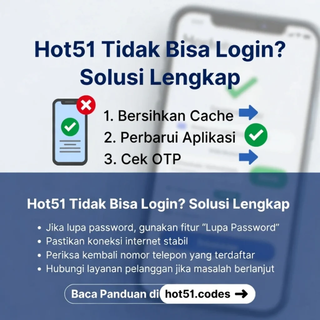 Hot51 Tidak Bisa Login Cara Mengatasi Cepat